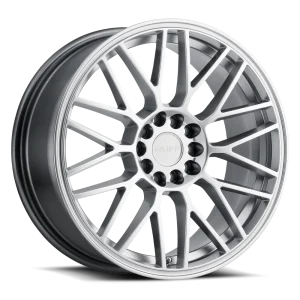 Ruff – OVERDRIVE – Silver – 18″x8″ 38mm – All weather Wheels – 1880VDR385D20S72